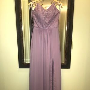 NEVER WORN lavender bridesmaid dress